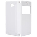 Полиуретановый чехол Nillkin Sparkle Leather Case White  для Sony Xperia M2 Dual S50h(#2)