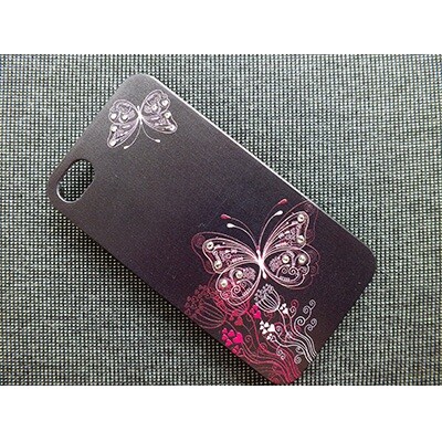 Пластиковый чехол Butterfly Case Black для Apple iPhone 4/4S(1)