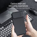 Пластиковый чехол с пластиной Magsafe Nillkin Synthetic Fiber S Magnetic Case Черный  для Apple iPhone 14 Pro(#4)