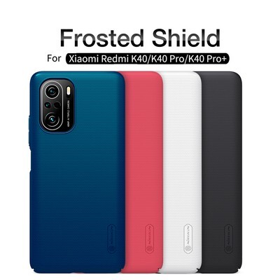 Пластиковый чехол с подставкой Nillkin Super Frosted Shield Черный для Xiaomi 11i(6)