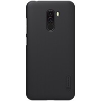 Пластиковый чехол Nillkin Super Frosted Shield Черный для Xiaomi Pocophone F1