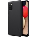 Пластиковый чехол с подставкой Nillkin Super Frosted Shield Черный для Samsung Galaxy M02s(#3)
