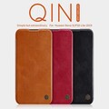 Кожаный чехол Nillkin Qin Leather Case Черный для Huawei P20 Lite 2019 (Nova 5i)(#5)