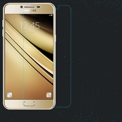 Противоударное защитное стекло Ainy Tempered Glass Protector 0.3mm для Samsung Galaxy C5 (C5000)(4)