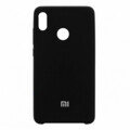 Силиконовый чехол Silicone Case черный для Xiaomi RedMi Note 5\ RedMi Note 5 Pro(#1)