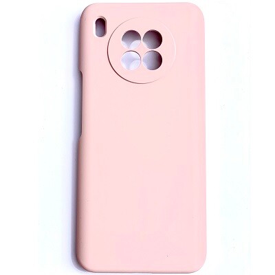 Силиконовый чехол Silicone Case с логотипом светло-розовый для Honor Honor 50 Lite / Nova 8i(1)