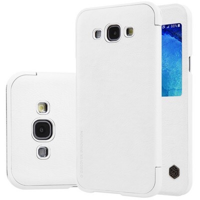 Кожаный чехол Nillkin Qin Leather Case White для Samsung Galaxy A8(3)