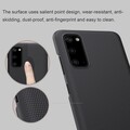 Пластиковый чехол с подставкой Nillkin Super Frosted Shield Белый для Samsung Galaxy S20(#4)