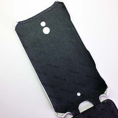 Кожаный чехол Abilita Leather Case White Snake для Nokia Lumia 1320(2)