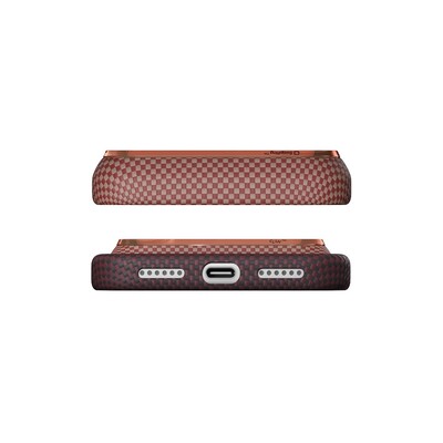 Кевларовый чехол с Magsafe Pitaka Edge Case Over The Horizon 2.0 Autumn Dusk для Apple iPhone 18 Pro Max(4)