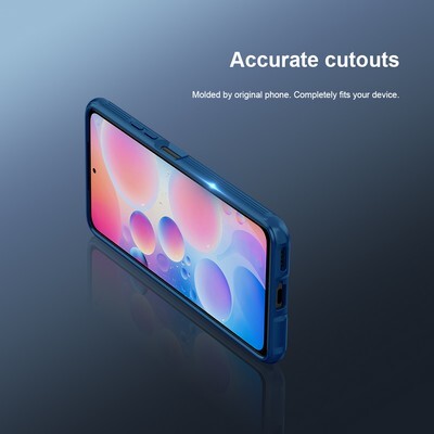 Чехол-накладка Nillkin CamShield Pro Черная для Xiaomi Poco F3(5)