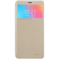 Полиуретановый чехол книга Nillkin Sparkle Leather Case Золотой для Xiaomi Redmi 6A