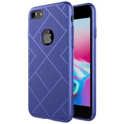 Пластиковая накладка Nillkin Air Case Blue для Apple iPhone 7(4)