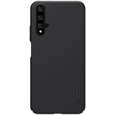 Пластиковый чехол с подставкой Nillkin Super Frosted Shield Черный для Huawei Honor 20 /Nova 5T(1)