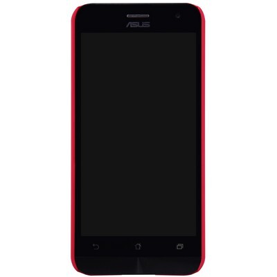 Пластиковый чехол с пленкой Nillkin Super Frosted Shield Red для Asus ZenFone 2 ZE500CL(2)