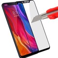 Противоударное защитное стекло на весь экран Full Screen Cover черное для Xiaomi Mi8(#4)