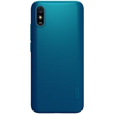 Пластиковый чехол с подставкой Nillkin Super Frosted Shield Синий для Xiaomi Redmi 9i(1)