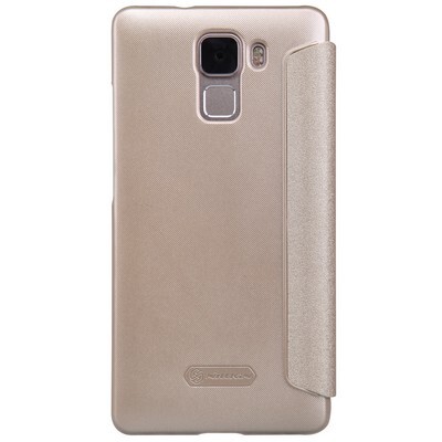 Полиуретановый чехол Nillkin Sparkle Leather Case Gold для Huawei Honor 7(2)