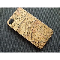 Пластиковый чехол Cork jacket Brown для Apple iPhone 4/4S