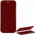 Чехол-книга на основе из силикона Book Case New 3D бордовый для Huawei P30 Lite(#2)