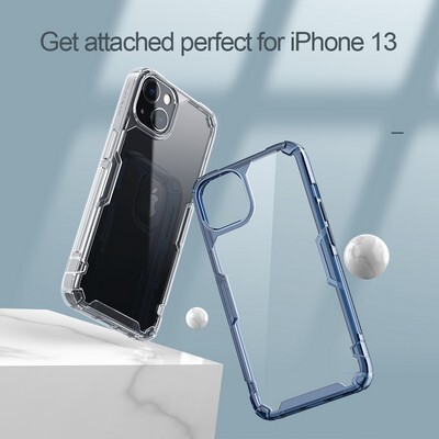 Силиконовый чехол Nillkin Nature TPU Pro Case Прозрачный для Apple iPhone 13(8)