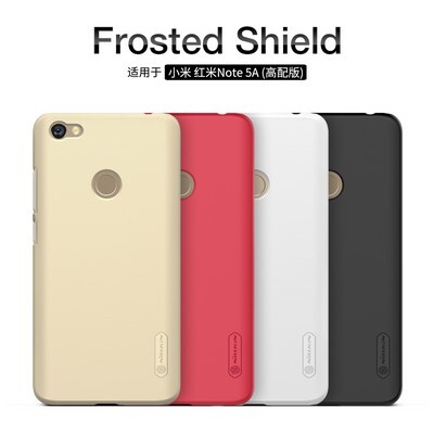 Пластиковый чехол с пленкой Nillkin Super Frosted Shield Black для Xiaomi Redmi Note 5A Prime (3/32Gb & 4/64Gb)(4)