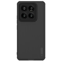 Пластиковый чехол с пластиной Magsafe Nillkin Super Frosted Shield Pro Magnetic Case Черный для Xiaomi 14 Pro