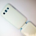 Кожаный чехол книга Up Case White для Samsung i8552 Galaxy Win Duos(#3)