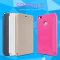 Полиуретановый чехол книга Nillkin Sparkle Leather Case Gold для Xiaomi Mi4S(#4)