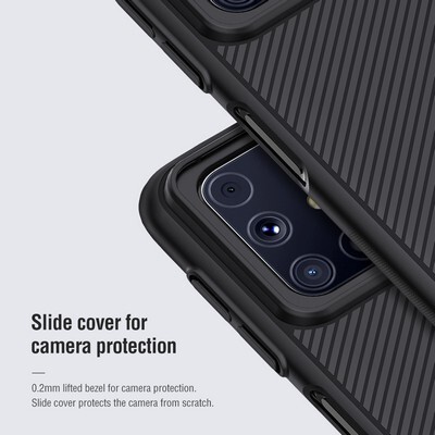 Чехол-накладка Nillkin CamShield черная для Samsung Galaxy M31s(3)
