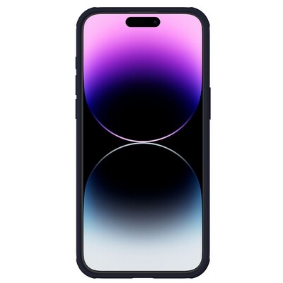 Чехол-накладка с пластиной Magsafe Nillkin CamShield Pro Magnetic Фиолетовая для Apple iPhone 15 Pro Max(2)
