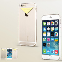 Пластиковый чехол Usams Duzzle Series Gold для Apple iPhone 6/6s