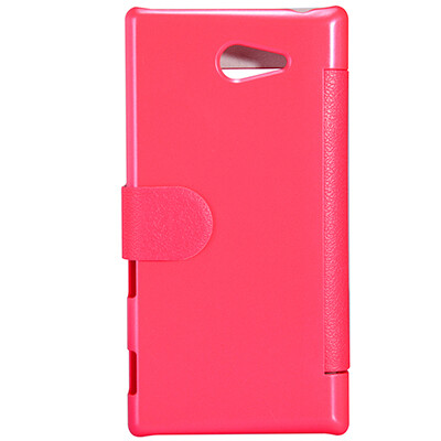 Полиуретановый чехол Nillkin Fresh Series Red  для Sony Xperia M2 Dual S50h(3)