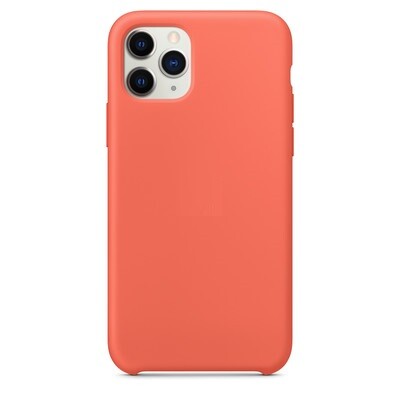 Силиконовый чехол оранжевый для Apple iPhone 11 Pro Max(2)
