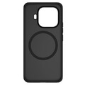 Пластиковый чехол с пластиной Magsafe Nillkin Super Frosted Shield Pro Magnetic Case черный для Xiaomi 15T(#6)