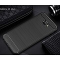 Защитный чехол UniCase Carbon черный для Samsung J4 Plus (2018)(#2)
