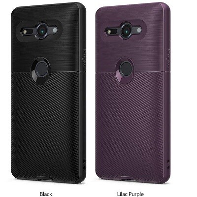 Защитный чехол бампер Ringke Onyx Case фиолетовый для Sony Xperia XZ2 Compact(2)