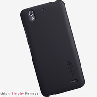 Пластиковый чехол Nillkin Super Frosted Shield Black для Huawei Ascend G630