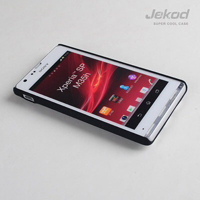 Пластиковый чехол накладка Jekod Cool Case Black для Sony Xperia SP M35i(1)