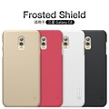 Пластиковый чехол с пленкой Nillkin Super Frosted Shield Black (Черный) для Samsung Galaxy C8\ J7 Plus(#4)