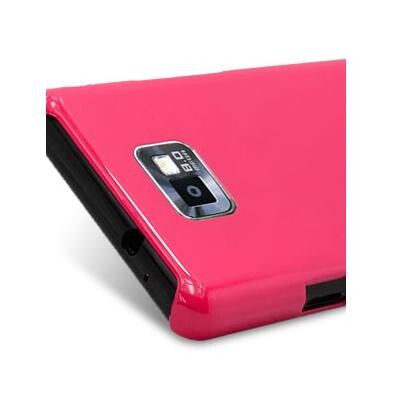 Пластиковый чехол накладка Melkco Formula Cover Pink для Samsung i9100 Galaxy S2(3)