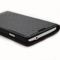 Кожаный чехол Ivan Case Black для Huawei Ascend G700