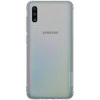 Силиконовый чехол Nillkin Nature TPU Case Серый для Samsung Galaxy A70