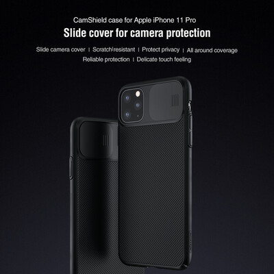 Чехол-накладка Nillkin CamShield розовая для Apple iPhone 11 Pro(4)