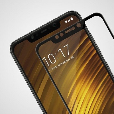 Защитное стекло NILLKIN CP+ черное для Xiaomi Pocophone F1(2)