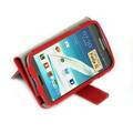 Кожаный чехол книга HOCO Book Type Red для Samsung N7100 Galaxy Note 2(#4)
