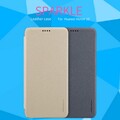 Полиуретановый чехол книга Nillkin Sparkle Leather Case Золотой для Huawei Honor 10(#5)
