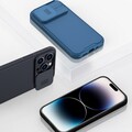 Чехол-накладка с пластиной Magsafe Nillkin CamShield Pro Magnetic Синяя для Apple iPhone 14 Pro(#9)