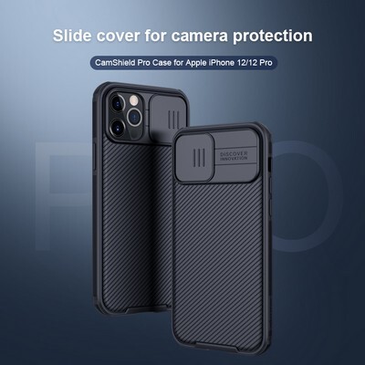 Чехол-накладка Nillkin CamShield Pro Зеленая для Apple iPhone 12(9)