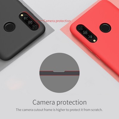 Силиконовый чехол-накладка Nillkin Flex Pure Case Черный для Huawei P30 Lite(4)